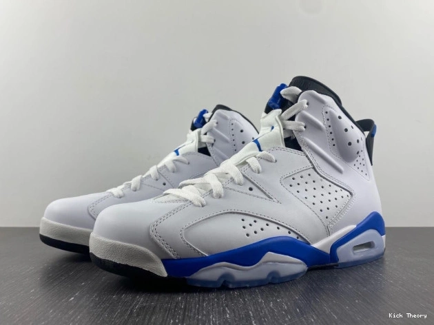 Kicktheory Blue Retro 6 Air Sport 384664-107 (2014) Jordan 0715